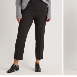 Quince Black Ankle Pants
